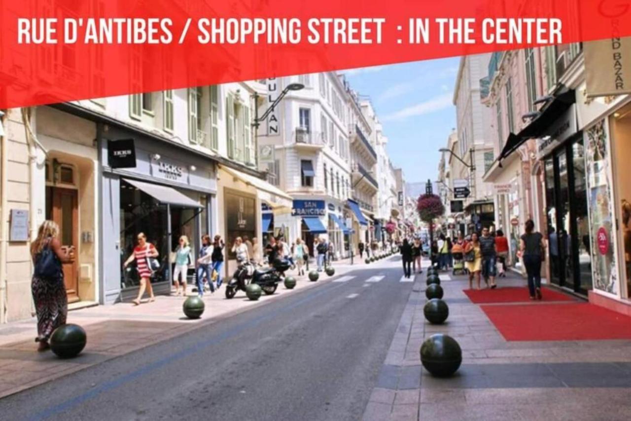 Cocoon Center - Rue D'Antibes - 200M Plage- Clim - Wifi - Unique Канны Экстерьер фото